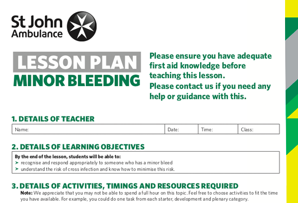 lesson-plans-for-minor-bleeding-first-aid
