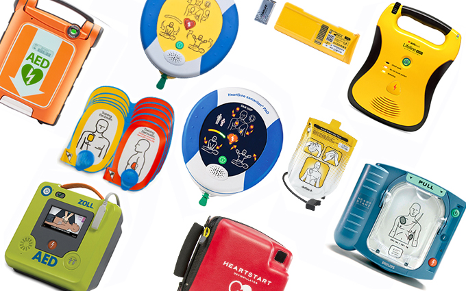 Defibrillators, accessories and trainign models