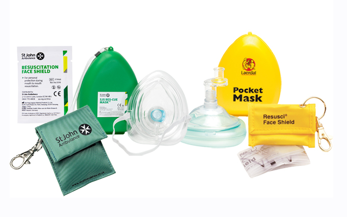 CPR masks and face shields