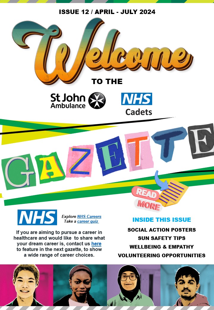 NHS Cadets Gazette Issue 12 front cover