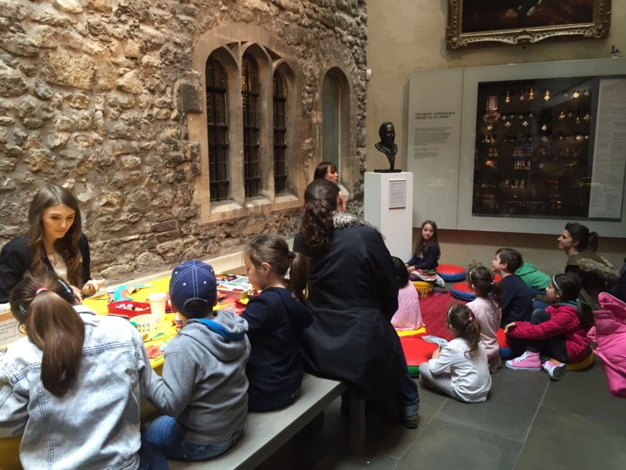Children at the Museum of the Order of St John