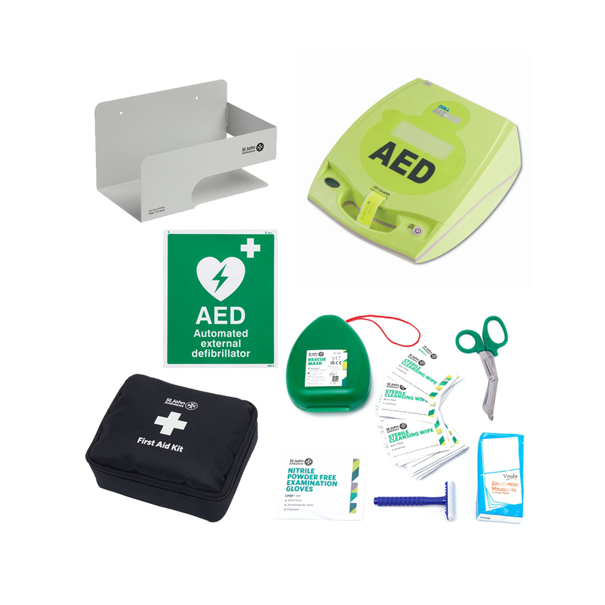 ZOLL AED Plus Semi-Automatic Defibrillator Bundle