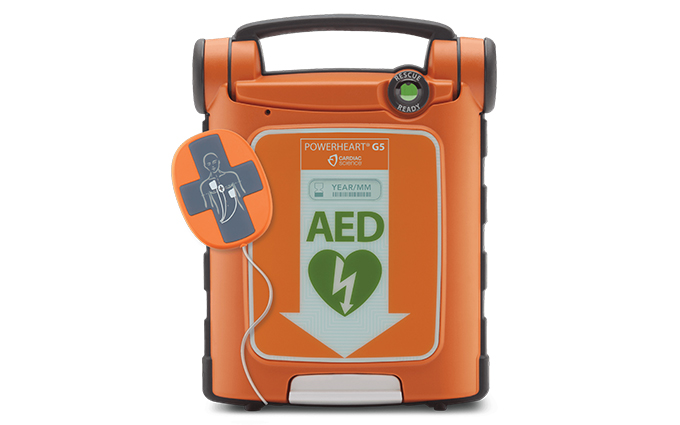 Powerheart G5 AED with Intellisense CPR Device Semi-Automatic Defibrillator