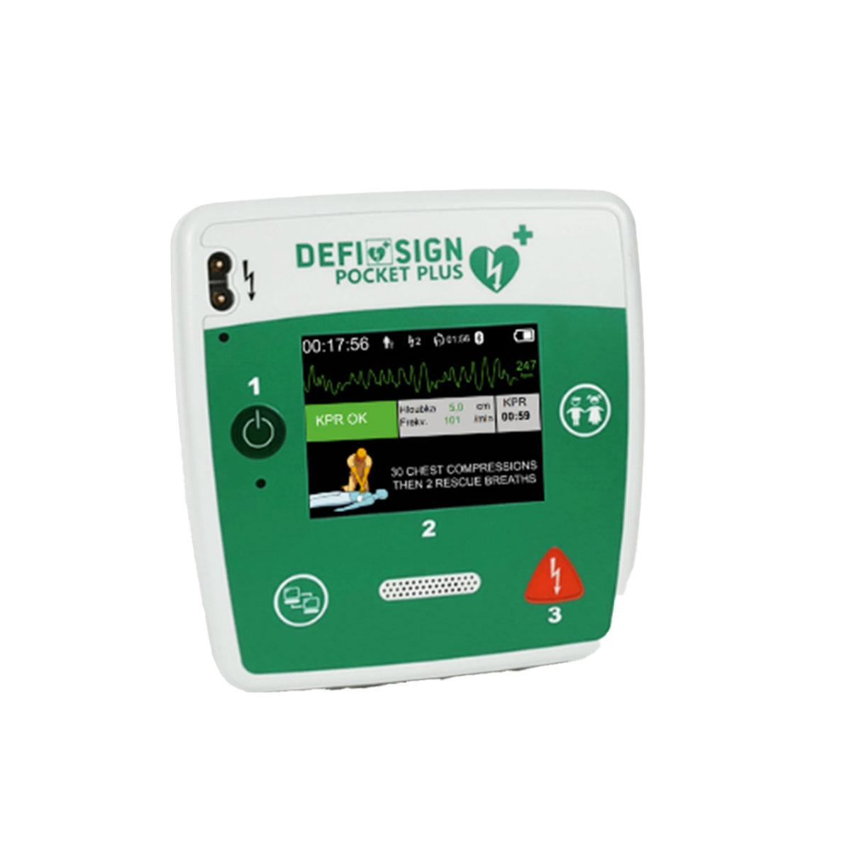 Defisign Pocket Plus - Semi-auto ECG