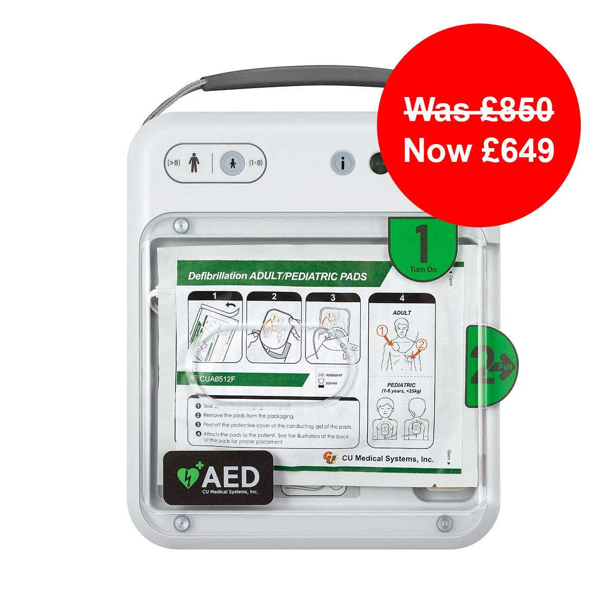 iPAD NFK200 Semi-Automatic Defibrillator.