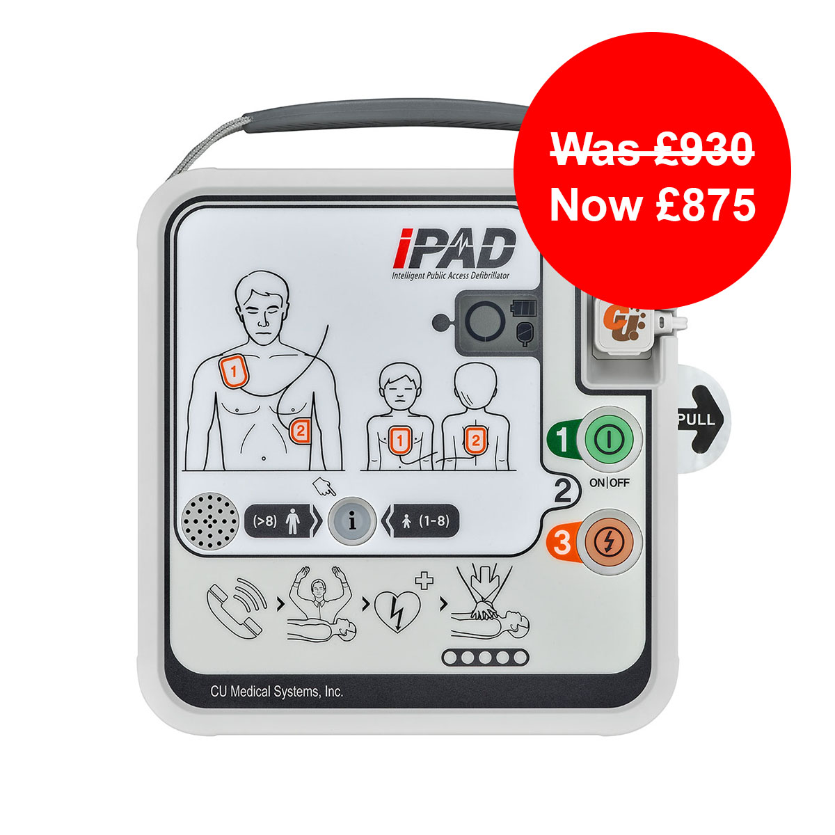 iPAD SPR Semi-Automatic Defibrillator.