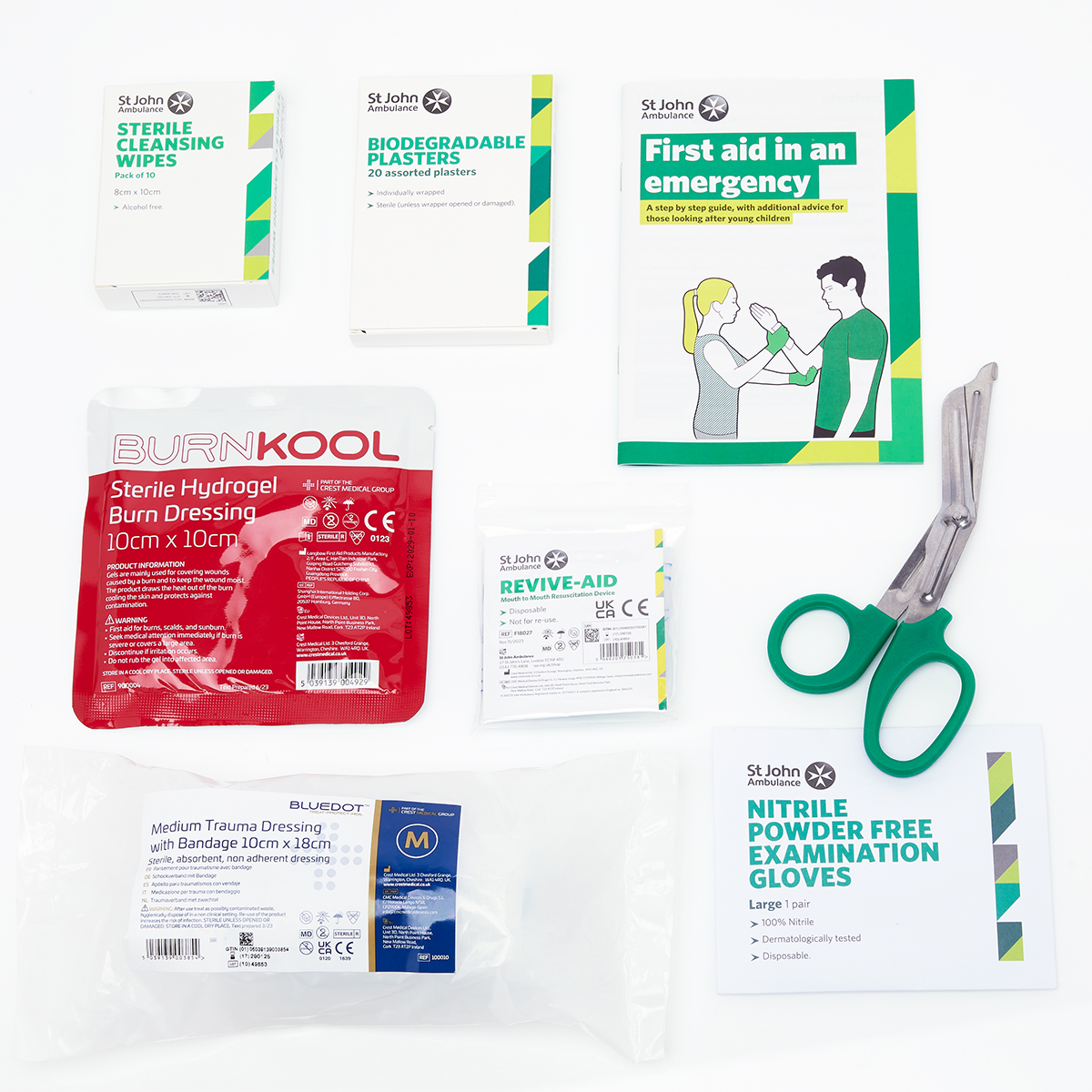 St John Ambulance Small Motor Vehicle First Aid Kit BS 8599-2:2014