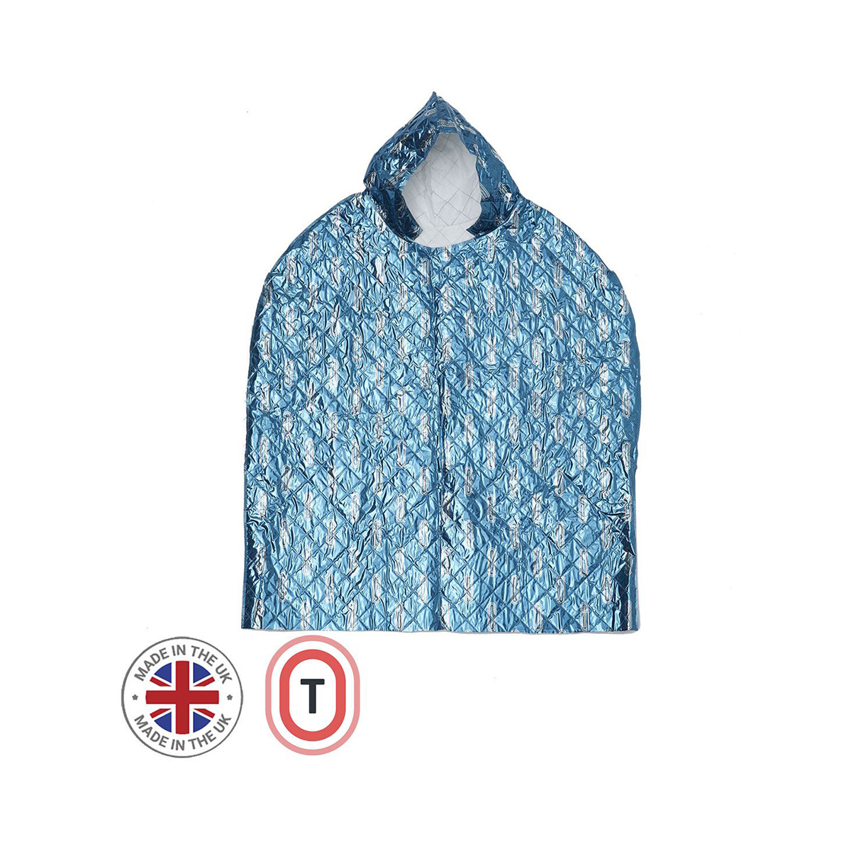 THERMARMOUR Emergency Poncho - Blue