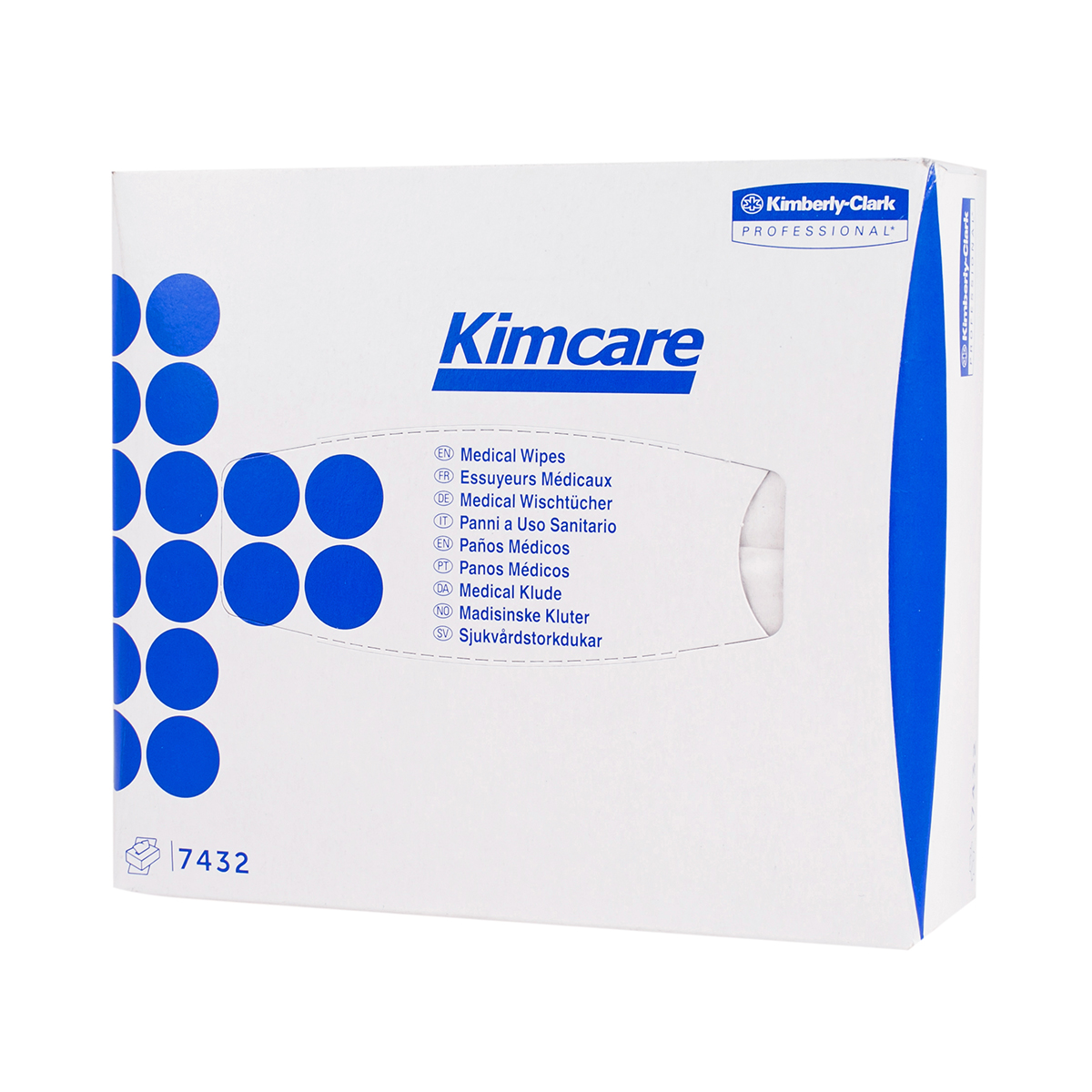 Pack of 80 Kimcare Medical Dry Wipes/Facial Tissues